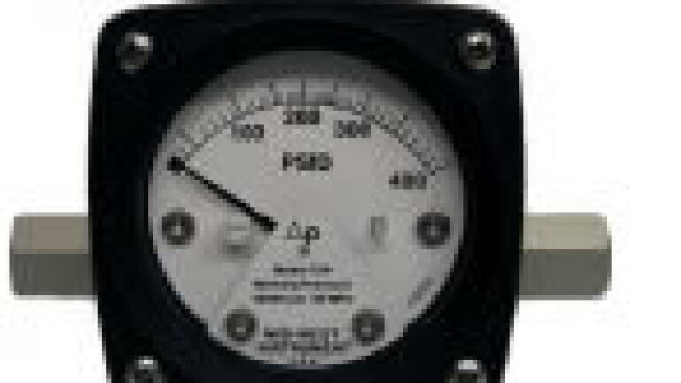 New, Differential Pressure Gauge for High Pressures (10,000 PSI)