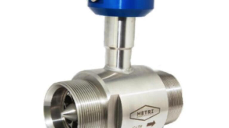 New exotic turbine meter for large water injection project applications