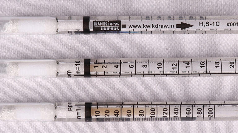 New hydrogen sulphide-1C tube now available