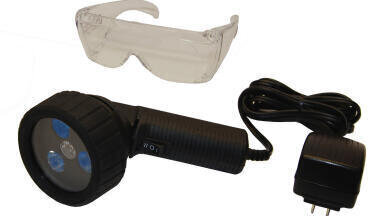 Powerful, Multi-LED, Broad-Beam UV Lamp Ideal for Industrial Leak Detection