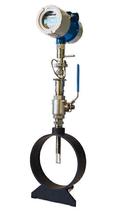 New thermal mass flow meter