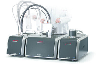 Fast, automatic particle size measurement in an extremely wide measuring range
