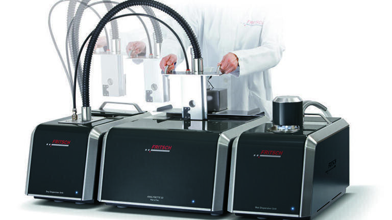 Fast, automatic particle size measurement in an extremely wide measuring range
