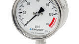 Gauge withstands effects from over-presssure