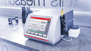 Quick determination of viscosity index