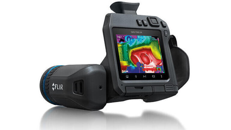 Uncooled methane gas detection camera at PEFTEC