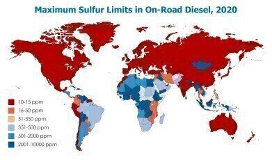 Global Implementation Ultra-Low Sulfur Fuels