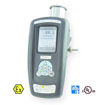 New and highly advanced portable dew-point hygrometer for moisture measurement in natural gas and petro industry  