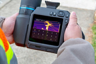 Fast and accurate outdoor thermal measurement
