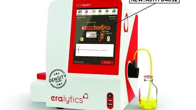 Mid FTIR spectrometer pushes density limits and is now available with unique ultra-light  ASTM D4052 density meter module