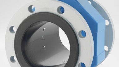 World’s first electromagnetic flowmeter without measuring tube restriction