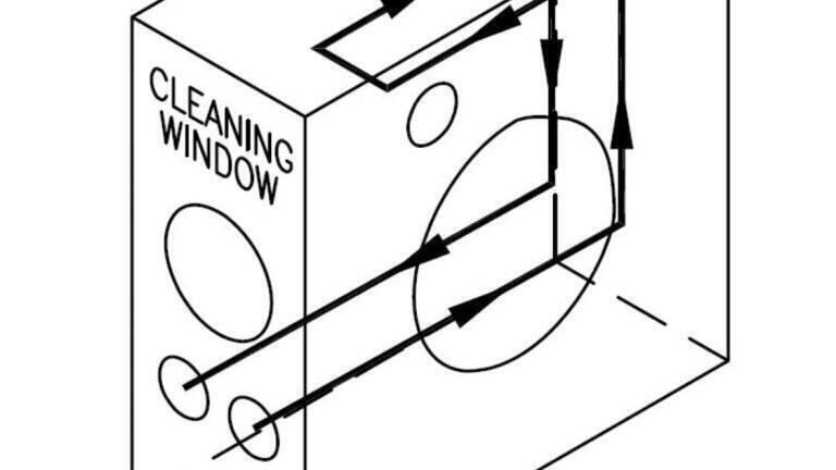 Figure 3 The path of the heat exchange fluid is shown in the above image.