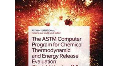 Updated ASTM computer program for chemical thermodynamic and energy release evaluation