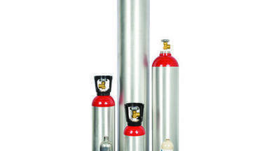 How dangerous is a calibration gas cylinder?
