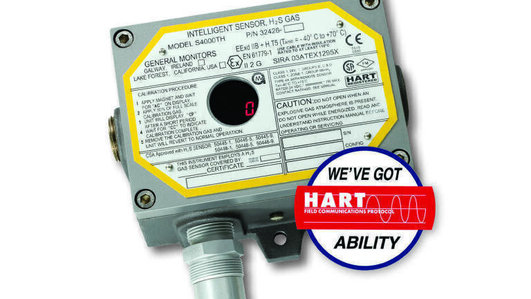 H2S Gas Detector With HART For Easy Field Communication Protects People and Plants From Toxic Hazards