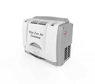 Simple and reliable on demand ultra zero grade air for industrial analytical instrumentation