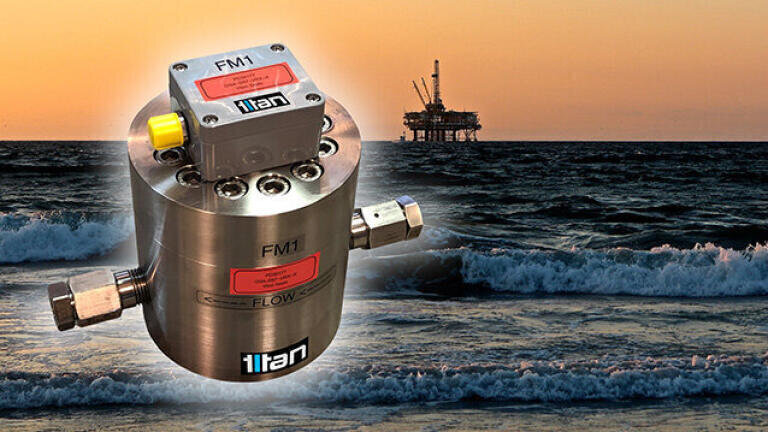 High pressure flowmeter for offshore oil and gas industry