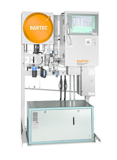 Fast boiling point process analyser