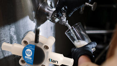 High performance mini turbine flowmeters