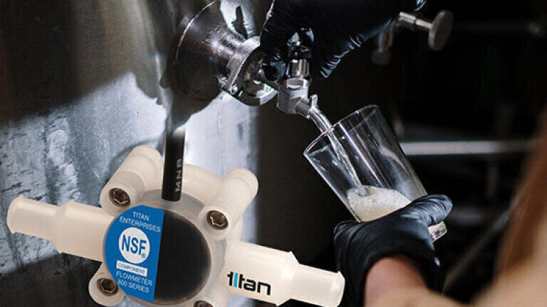 High performance mini turbine flowmeters