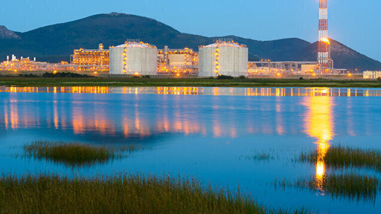 LNG Production at Sakhalin Island, Russia