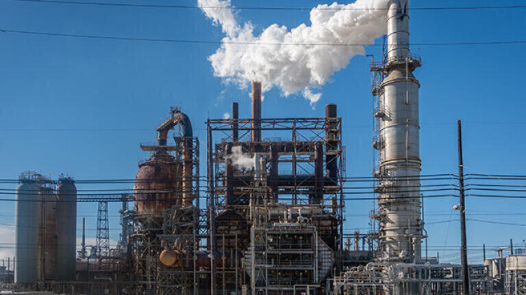 Refinery at Port Arthur, Texas