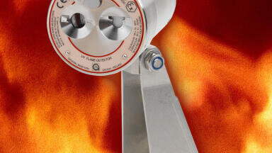 High-Temperature UV Flame Detector Responds Rapidly To Fires