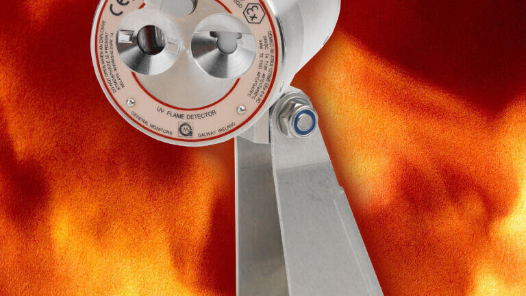 High-Temperature UV Flame Detector Responds Rapidly To Fires
