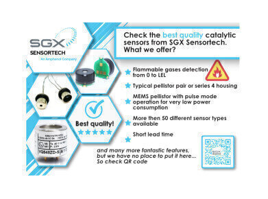 What are the Benefits of Catalytic Sensors from SGX Sensortech?