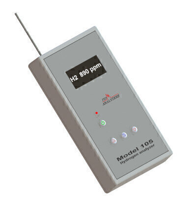 Real-time hand-held hydrogen analyser