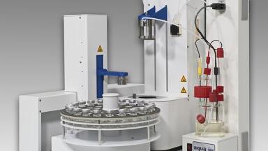 Determination of water content within battery materials using coulometric Karl Fischer titration