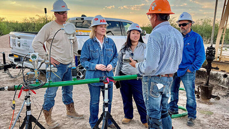 Once on-site, the ABB system measures methane concentration and flow with a measuring range as low as 180kg/h.