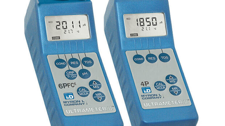 Rapid, laboratory precision water quality analysis in a handheld instrument