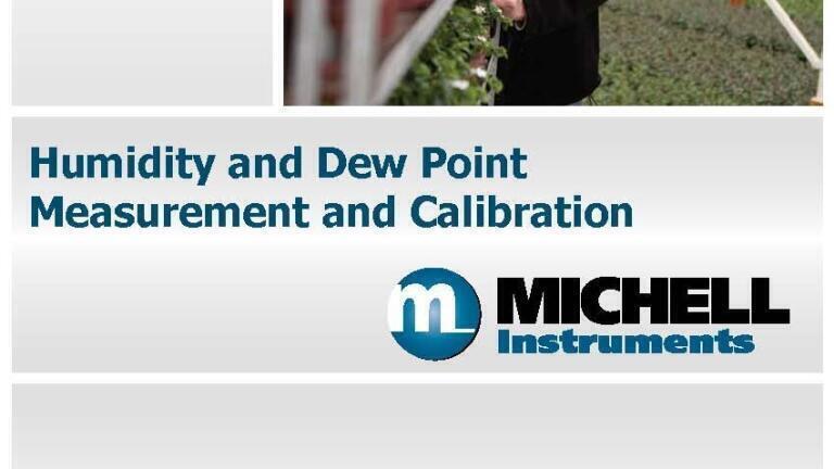 New Relative Humidity Range of Instruments