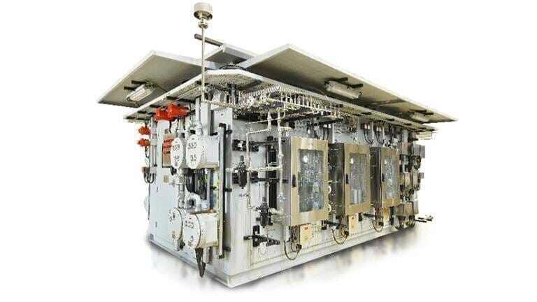 Hazardous area analyser shelters