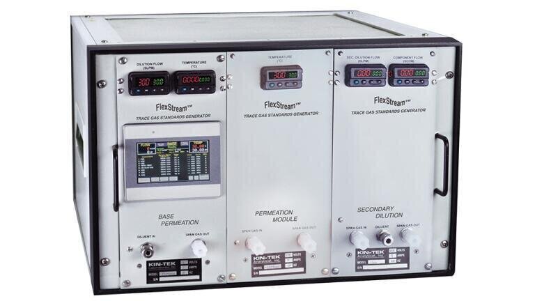 Permeation systems for process GC laboratory GC, GC/MS calibration