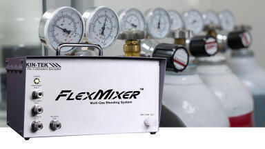 Dynamic gas blending for industrial process applications