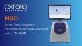 Measuring wax in petroleum products using MQC+