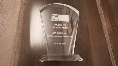 Dr. Raj Shah receives NLGI Achievement Award, adding to a distinguished career in fuels, lubricants and petroleum testing