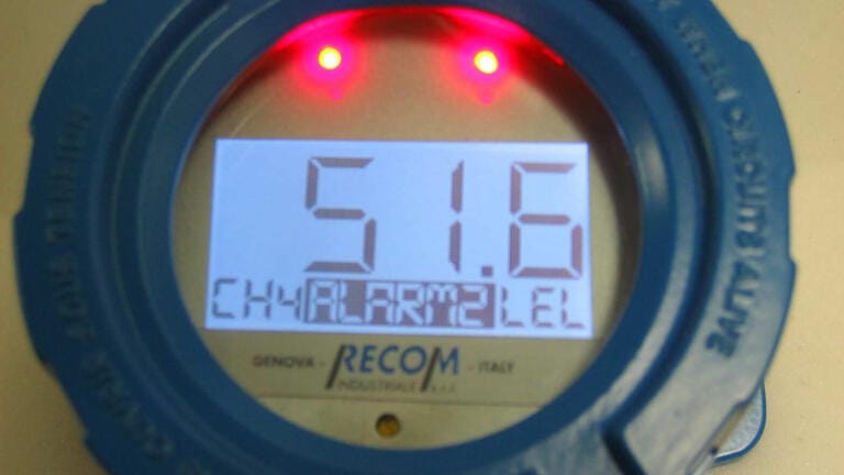 Stand alone gas detector