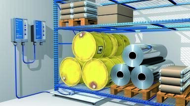Oil/Water Monitoring of Rooms and Storage Facilities