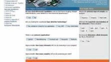 Web-based Selector Tool for ICP Instrumentation