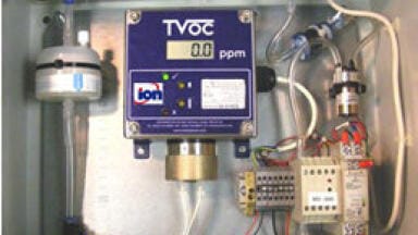 TVOC System Plus Environmentally Sealed PID Monitor for Continuous VOC Detection
